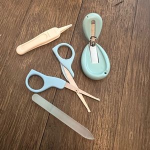 Baby Nail Kit,4-In-1 Baby Nail Care Set,Newborn,Infant Toddler,Kids Manicure Kit